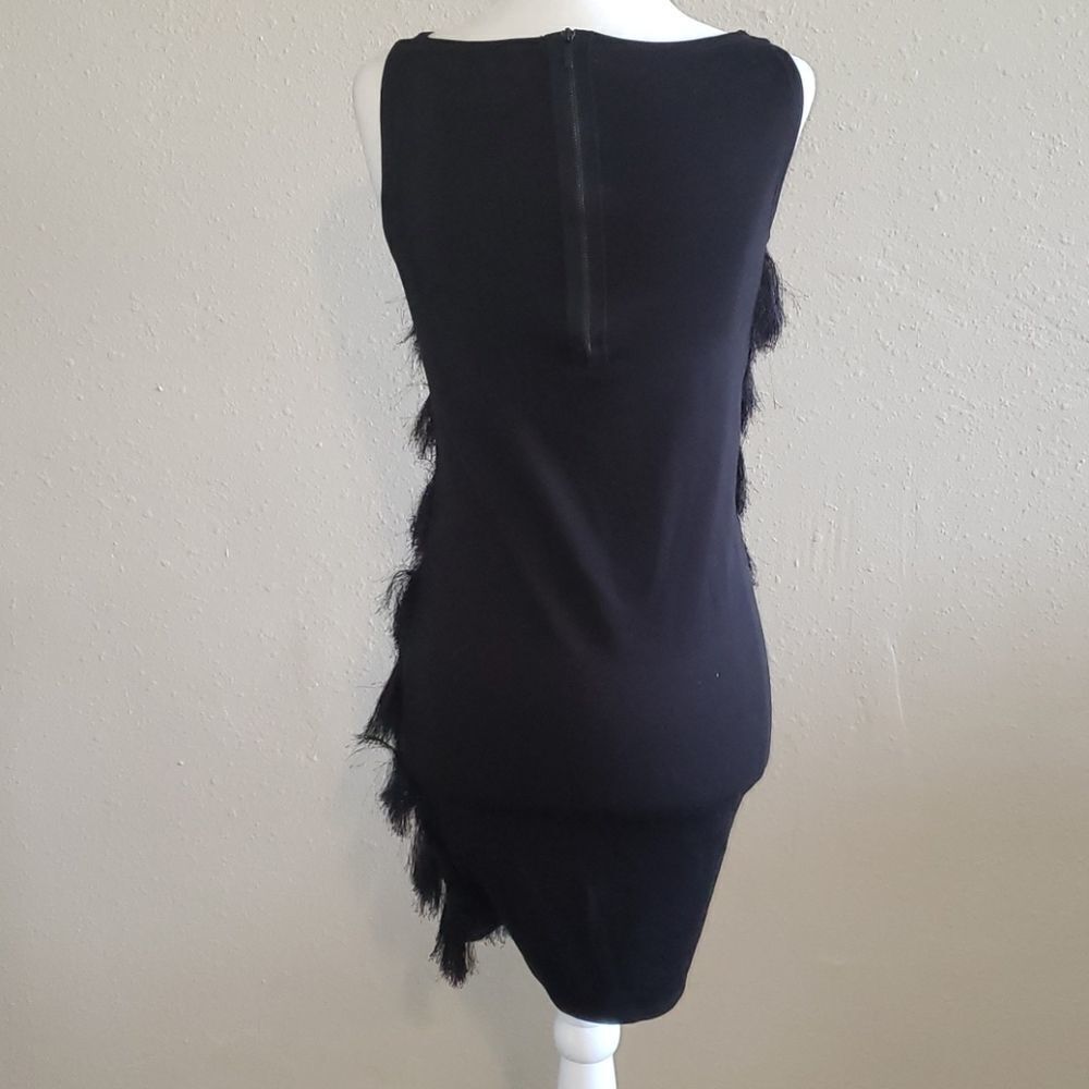 RACHEL Rachel Roy Dress, Sleeveless Boatneck Fring - Picture 4 of 7